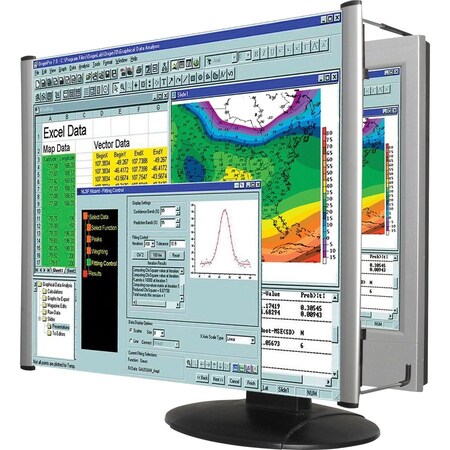 Kantek LCD Magnifier, Lightweight, 24", Widescreen, AM 5PK KTKMAG24WL